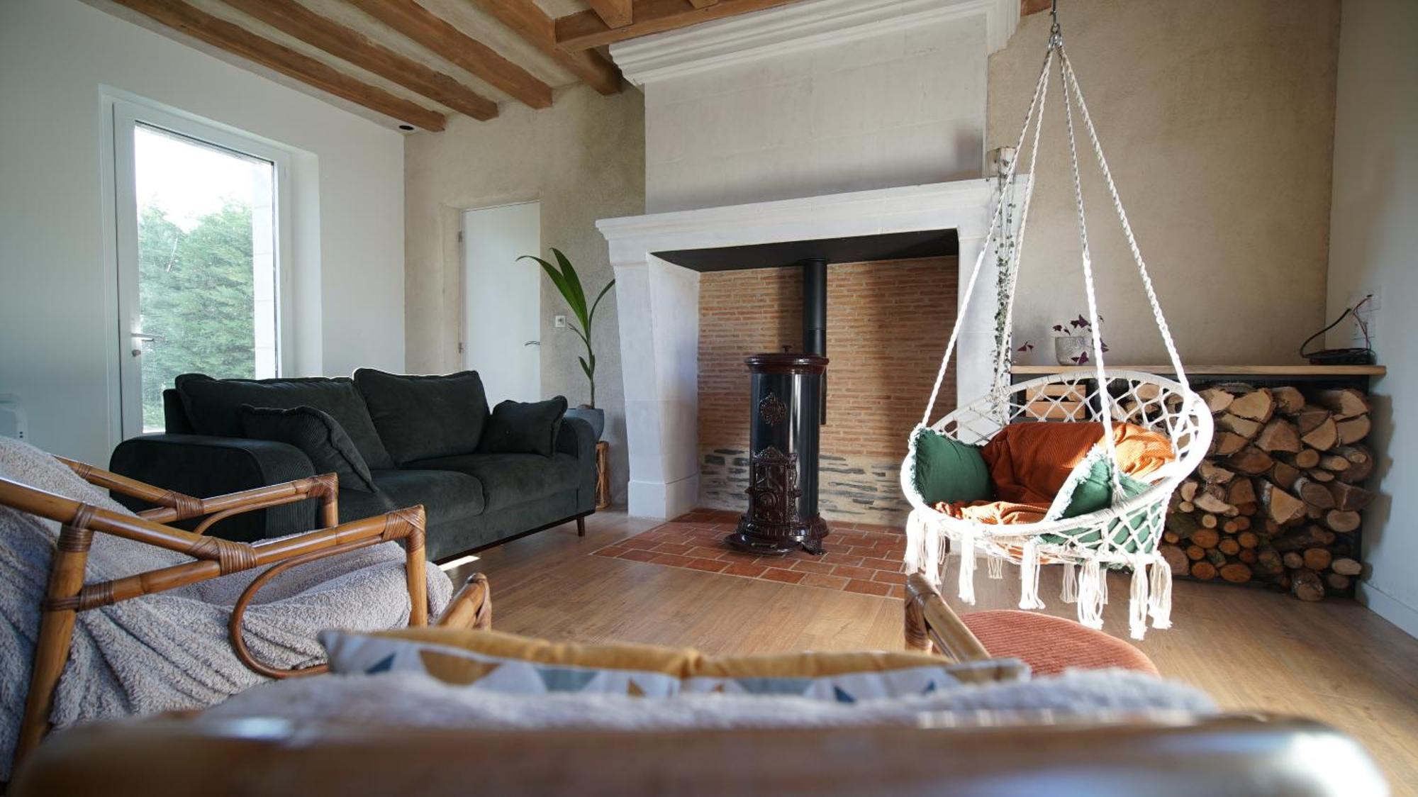 Apartmán La Longere La Menitré Exteriér fotografie
