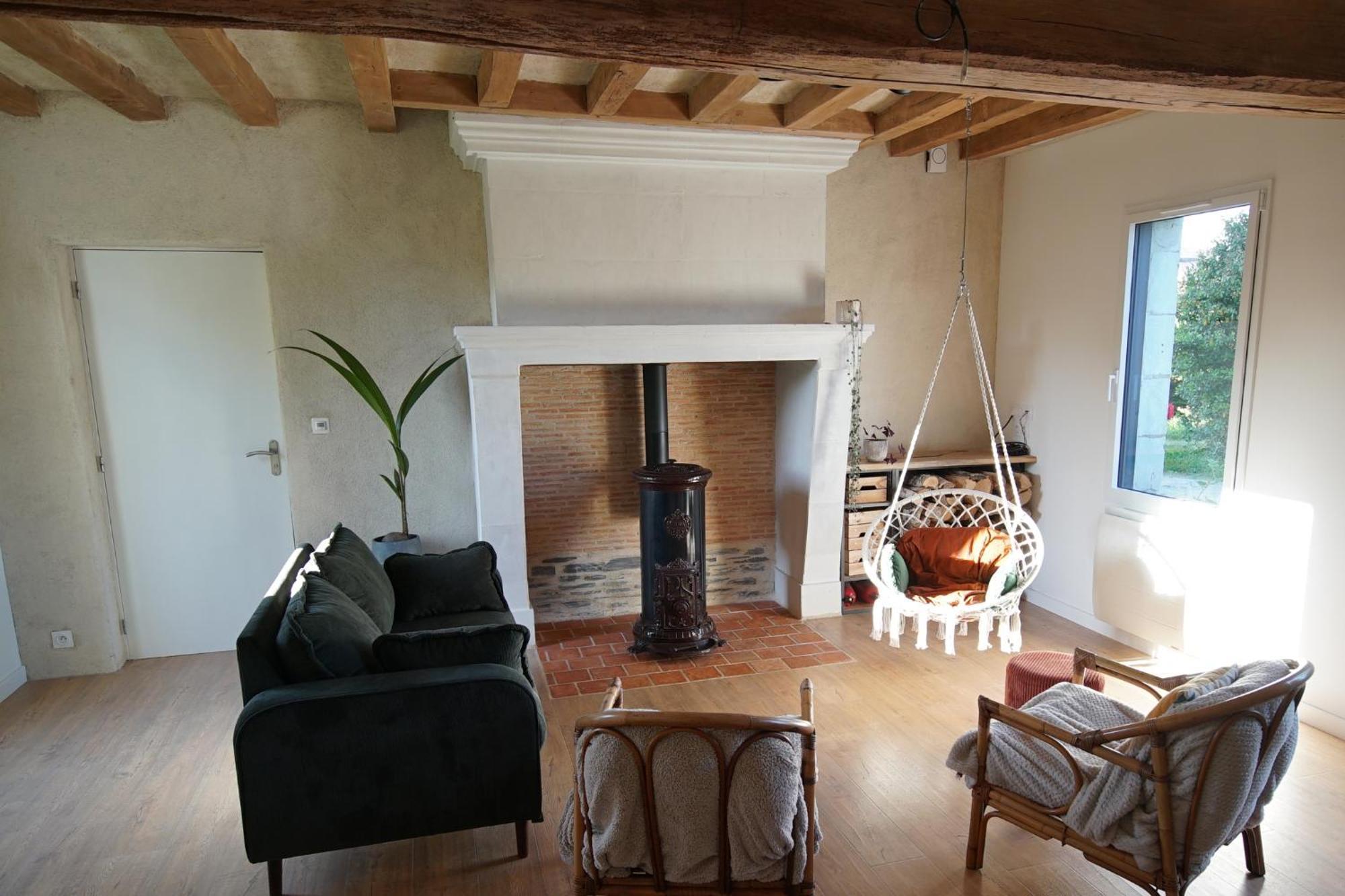 Apartmán La Longere La Menitré Exteriér fotografie